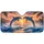Leaping Blue Dolphins At Tropical Sunset For Beach Trips And Coastal Road Adventures Car Sunshade - 3