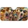 Funny Greyhound Whippet Dog Road Trip Cabin Scene With Sunglasses For Sighthound Lovers Car Sunshade - 3