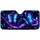 Blue Butterfly Galaxy Fantasy With Violet Glow For Celestial Aesthetic Travel Lovers Car Sunshade - 3