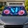 Blue Morpho Butterfly Pink Cosmos Flowers Fantasy Garden Decor For Nature Lovers Car Sunshade - 1