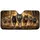 Running Wolves In Autumn Forest, Rustic Wildlife Decor For Outdoor Adventure Fans Car Sunshade - 3