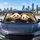 Cute Giant Panda Pair In Cozy Cabin For Playful Road Trips And Family Animal Lovers Car Sunshade - 5