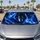 Thunder Blue Wolf With Lightning Storm Fantasy Wildlife Decor For Dark Aesthetic Fans Car Sunshade - 5