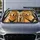 Three Golden Retrievers In Cozy Vehicle Cabin For Dog Lovers Family Road Trip Decor Car Sunshade - 4