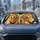 Three Golden Retrievers In Cozy Vehicle Cabin For Dog Lovers Family Road Trip Decor Car Sunshade - 2