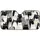 Monochrome Hand Drawn Cat Crowd Folk Art For Playful Pet Lovers On Everyday Drives Car Sunshade - 3