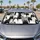 Monochrome Hand Drawn Cat Crowd Folk Art For Playful Pet Lovers On Everyday Drives Car Sunshade - 4