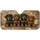 Four Realistic Dachshund Puppies Warm Taupe Full Bleed Decor Gift For Dog Lovers Car Sunshade - 3