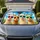 Funny Llama Alpaca Sunglasses Summer Sky Animal Decor For Road Trip Lovers And Families Car Sunshade - 1