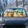Funny Llama Alpaca Sunglasses Summer Sky Animal Decor For Road Trip Lovers And Families Car Sunshade - 4