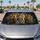 Three Bengal Tigers In Dark Jungle Dusk For Safari Road Trips And Wildlife Nature Fans Car Sunshade - 4