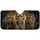 Three Bengal Tigers In Dark Jungle Dusk For Safari Road Trips And Wildlife Nature Fans Car Sunshade - 3