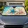 Tropical Starfish Coral Seashells Aqua Beach Decor For Coastal Summer Road Trips Car Sunshade - 1