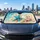 Tropical Starfish Coral Seashells Aqua Beach Decor For Coastal Summer Road Trips Car Sunshade - 5