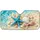 Tropical Starfish Coral Seashells Aqua Beach Decor For Coastal Summer Road Trips Car Sunshade - 3