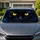 Glowing Black Cat Eyes Dark Gothic Feline Decor For Halloween Night Drives Cat Lovers Car Sunshade - 1