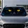 Glowing Black Cat Eyes Dark Gothic Feline Decor For Halloween Night Drives Cat Lovers Car Sunshade - 5
