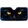 Glowing Black Cat Eyes Dark Gothic Feline Decor For Halloween Night Drives Cat Lovers Car Sunshade - 3