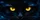 Glowing Black Cat Eyes Dark Gothic Feline Decor For Halloween Night Drives Cat Lovers Car Sunshade - 6