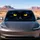 Glowing Black Cat Eyes Dark Gothic Feline Decor For Halloween Night Drives Cat Lovers Car Sunshade - 4