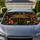 Golden Dragonfly Celestial Florals Vintage Night Garden Decor For Summer Road Trips Car Sunshade - 1
