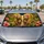 Cute Sloth Couple In Tropical Flowers For Summer Road Trips And Nature Lovers Gift Car Sunshade - 2