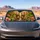 Cute Sloth Couple In Tropical Flowers For Summer Road Trips And Nature Lovers Gift Car Sunshade - 4