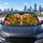 Cute Sloth Couple In Tropical Flowers For Summer Road Trips And Nature Lovers Gift Car Sunshade - 5