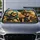 Spooky Skeleton Road Trip Desert Scene For Halloween Travel And Cowboy Western Fans Car Sunshade - 5