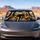 Funny Skeleton Road Trip Duo In Desert Cabin For Spooky Summer Adventure Drivers Car Sunshade - 4