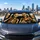 Funny Skeleton Road Trip Duo In Desert Cabin For Spooky Summer Adventure Drivers Car Sunshade - 5