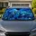 Glowing Sea Turtles In Deep Ocean Reef For Coastal Road Trips And Beach Lovers Gift Car Sunshade - 1