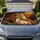 Crowned Lion And Sleeping Lamb Golden Religious Animal Decor For Faith Inspired Drivers Car Sunshade - 1