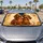 Cozy Brown Dachshund Duo On Warm Beige For Daily Drives With Pet Lovers And Dog Moms Car Sunshade - 4