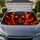 Flaming Skull Inferno Dark Fantasy Decor For Gothic Horror Fans And Metalheads On The Road Car Sunshade - 1