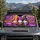 Whimsical Goblin Gnome Trio In Floral Meadow For Spring Fantasy Garden Lovers Gift Car Sunshade - 2