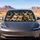 Realistic Chihuahua Pack In Dark Vehicle Cabin For Road Trip Pet Lovers And Dog Moms Car Sunshade - 4