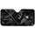 Gothic Grim Reaper Skull With Scythe And Butterfly Dark Monochrome Decor For Goths Car Sunshade - 5