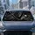 Gothic Grim Reaper Skull With Scythe And Butterfly Dark Monochrome Decor For Goths Car Sunshade - 2