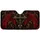 Gothic Cross With Crimson Angel Wings Dark Faith Decor For Metal Fans And Bikers Car Sunshade - 4