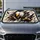 Bald Eagle Tearing Through Claw Rips Patriotic Road Trip Decor For Truck Enthusiasts Car Sunshade - 3
