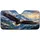 Majestic Bald Eagle Over Alpine Mountains For Patriotic Outdoor Adventure Lovers Car Sunshade - 3