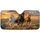 Galloping Black White Brown Horses On Sunset Prairie Western Ranch Decor For Horse Lovers Car Sunshade - 3
