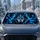 Mystical Wolf Head With Electric Cyan Eyes For Gothic Fantasy Night Road Trip Fans Car Sunshade - 3