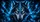 Mystical Wolf Head With Electric Cyan Eyes For Gothic Fantasy Night Road Trip Fans Car Sunshade - 6