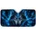 Mystical Wolf Head With Electric Cyan Eyes For Gothic Fantasy Night Road Trip Fans Car Sunshade - 4