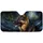Realistic German Shepherd Portrait With Blue Gray Forest Glow For Dog Lovers On Road Trips Car Sunshade - 3