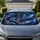 Eastern Dragon Storm Fantasy With Icy Flames For Bold Gothic Night Drive Myth Fans Car Sunshade - 1