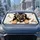 German Shepherd Puppy Torn Paper Peek For Dog Lovers Travel Decor And Daily Drives Car Sunshade - 2