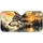 Gray Wolf Forest Sunset Watercolor Wilderness Decor For Nature Lovers And Campers Car Sunshade - 3